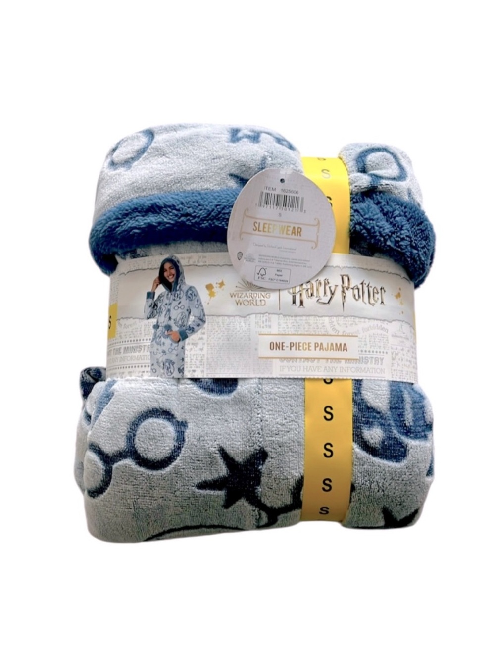 Harry Potter Womens Cozy Fleece One Piece Pajamas NEW Gift Packed